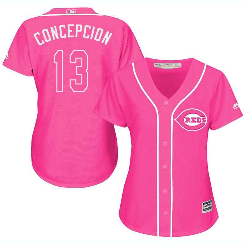 Dave Conception Cincinnati Reds pink jersey