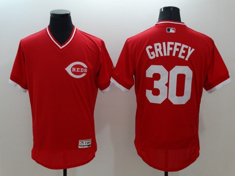 Ken Griffey Cincinnati Reds red jersey
