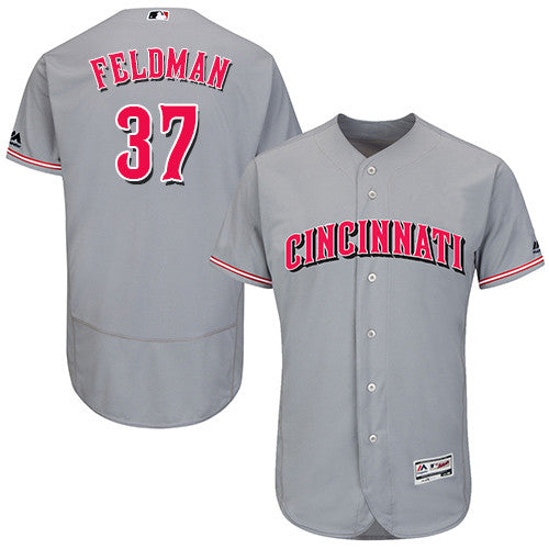 Scott Feldman Cincinnati Reds gray jersey