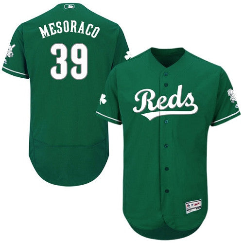 Devin Mesoraco Cincinnati Reds green jersey