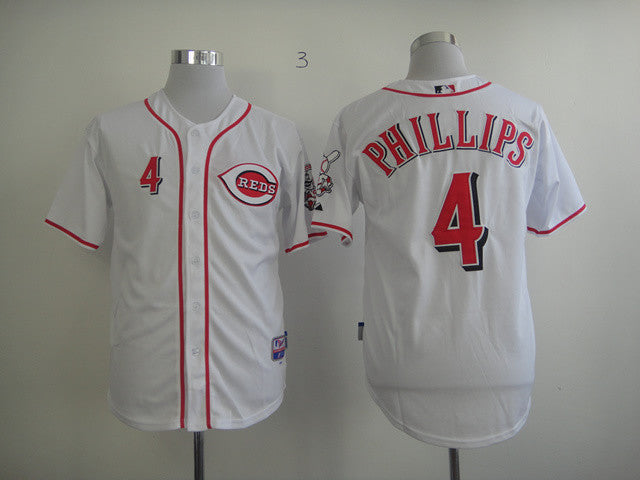 Phillips Cincinnati Reds white jersey