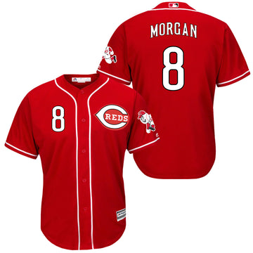 Joe Morgan Cincinnati Reds red jersey