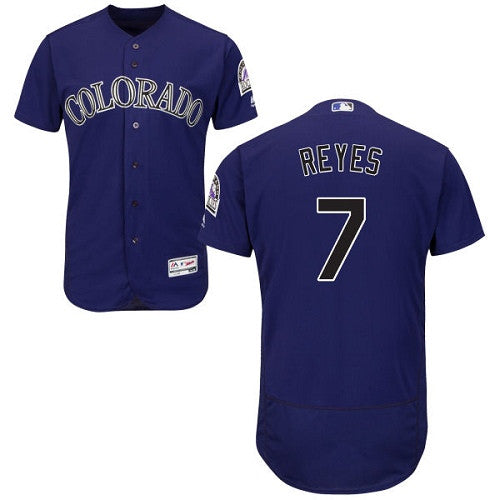 Jose Reyes Colorado Rockies purple jersey