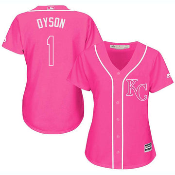 Jarrod Dyson Kansas City Royals pink jersey