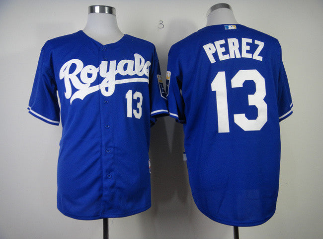 Perez Kansas City Royals blue jersey