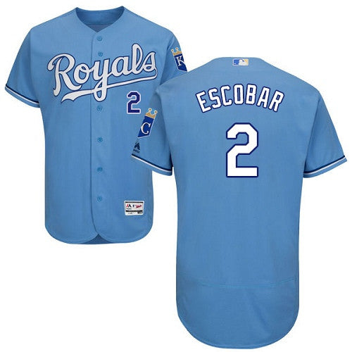 Alcides Escobar Kansas City Royals blue jersey