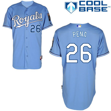 Pena Kansas City Royals blue jersey