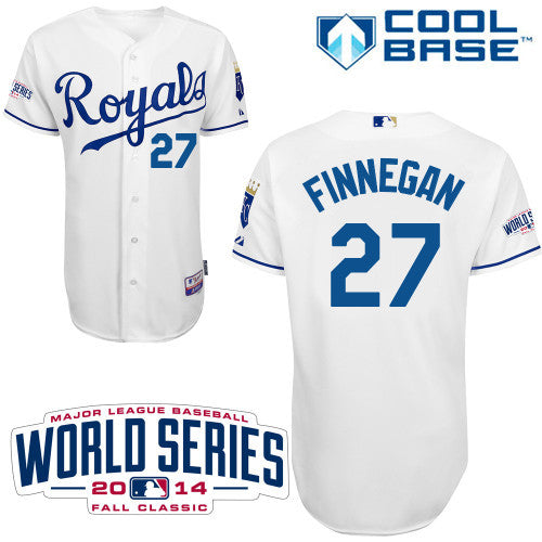 Finnegan Kansas City Royals white jersey