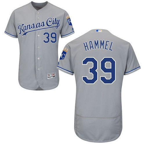 Jason Hammel Kansas City Royals gray jersey