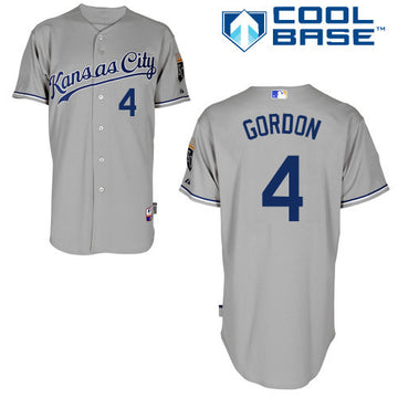 Gordon Kansas City Royals grey jersey