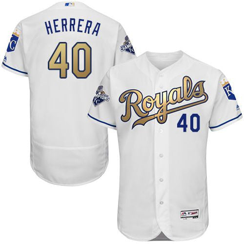 Kelvin Herrera Kansas City Royals white Authentic jersey