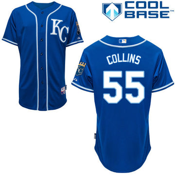 Collins Kansas City Royals blue Alternate jersey