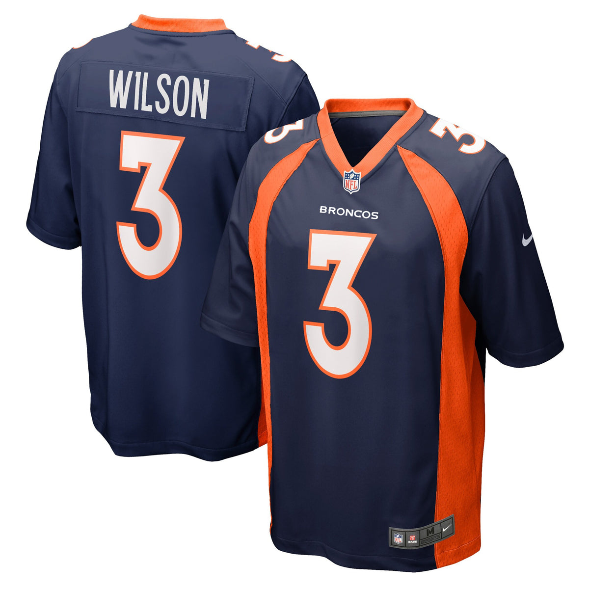 Russell Wilson Denver Broncos navy Alternate jersey