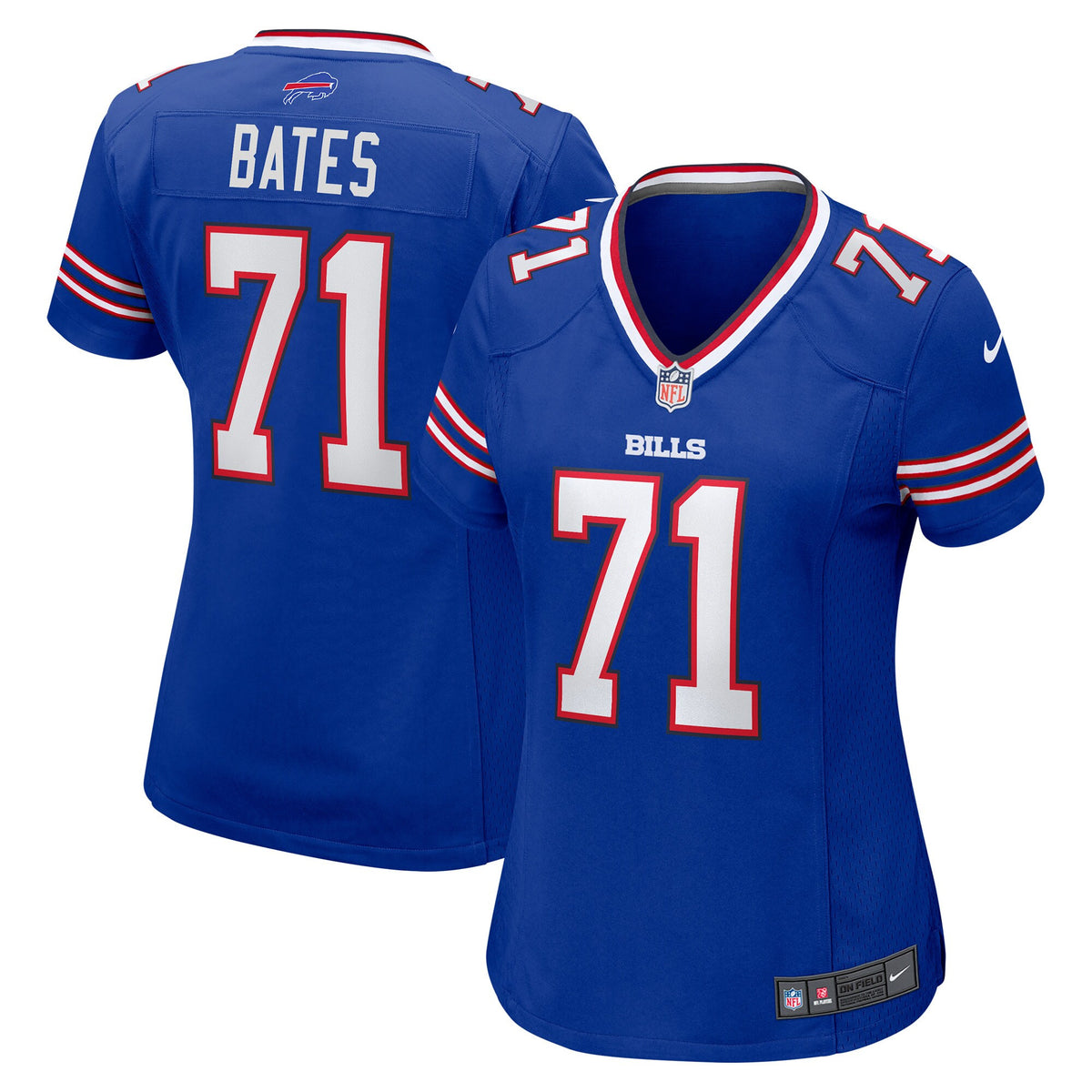 Ryan Bates Buffalo Bills royal jersey