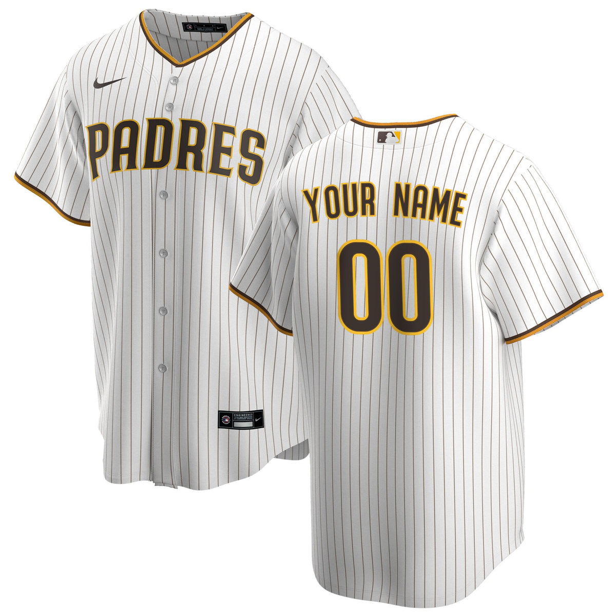 Custom San Diego Padres white jersey