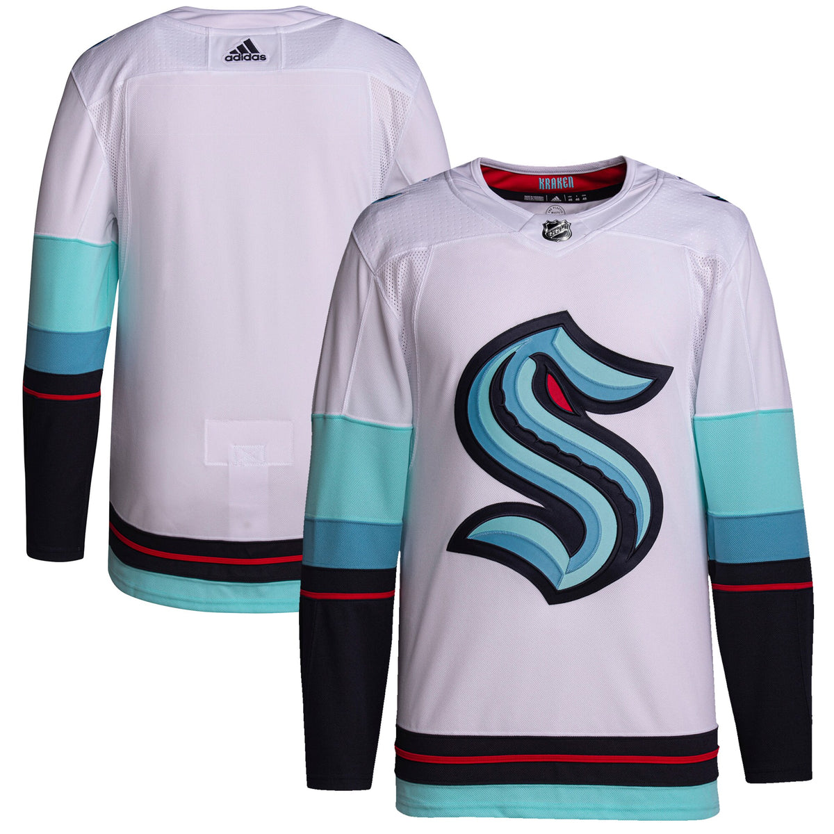 Seattle Kraken white Away jersey