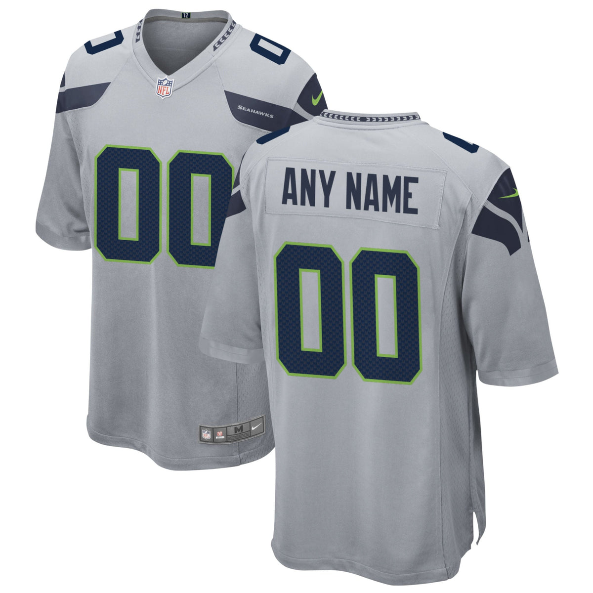 Seattle Seahawks gray Alternate jersey