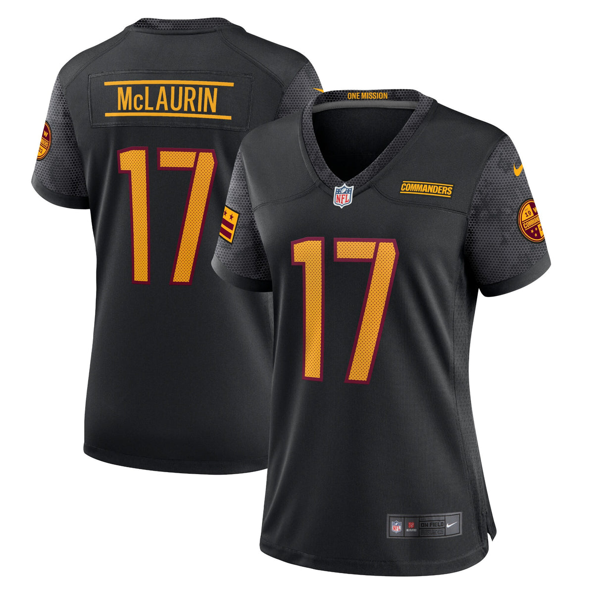 Terry Mclaurin Washington Commanders black Game jersey