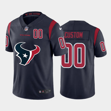 Custom Houston Texans navy Color Rush jersey