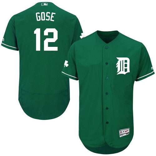 Anthony Gose Detroit Tigers green jersey