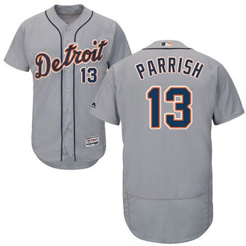 Lance Parrish Detroit Tigers gray jersey