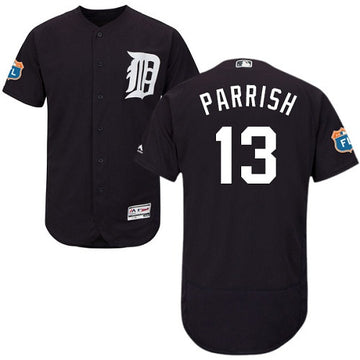 Lance Parrish Detroit Tigers navy jersey