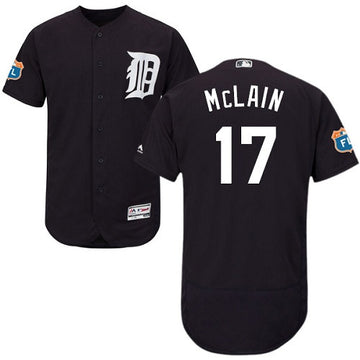 Danny McLain Detroit Tigers navy jersey