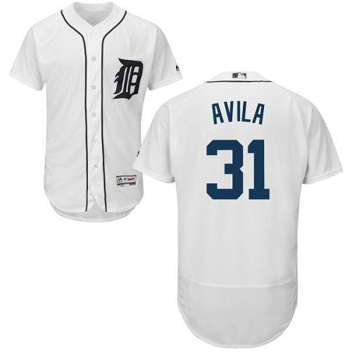 Alex Avila Detroit Tigers white jersey