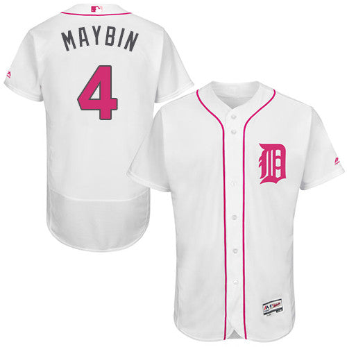 Cameron Maybin Detroit Tigers white jersey