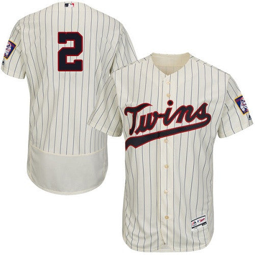 Brian Dozier Minnesota Twins cream jersey
