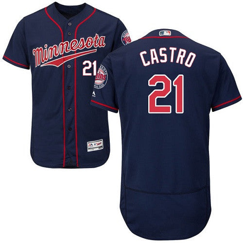 Jason Castro Minnesota Twins navy jersey