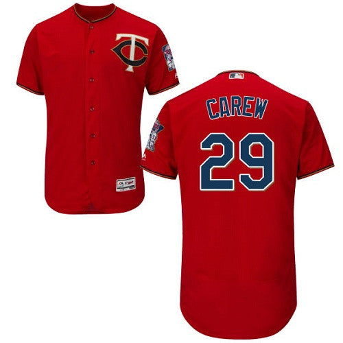 Rod Carew Minnesota Twins red jersey