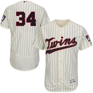 Kirby Puckett Minnesota Twins cream jersey