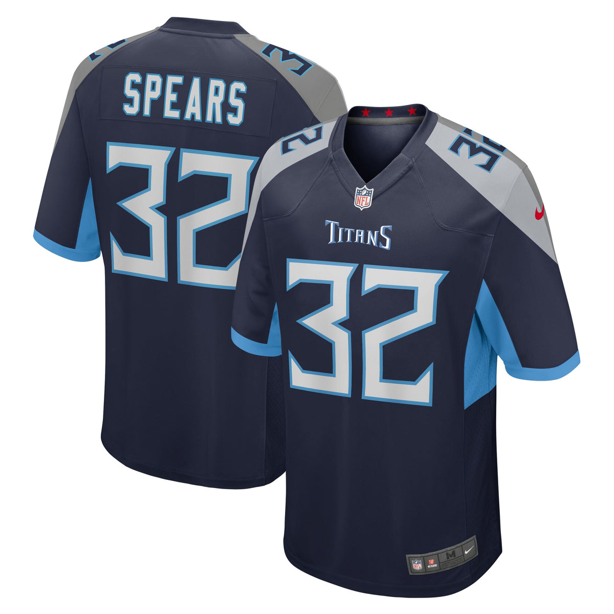 Tyjae Spears Tennessee Titans navy jersey