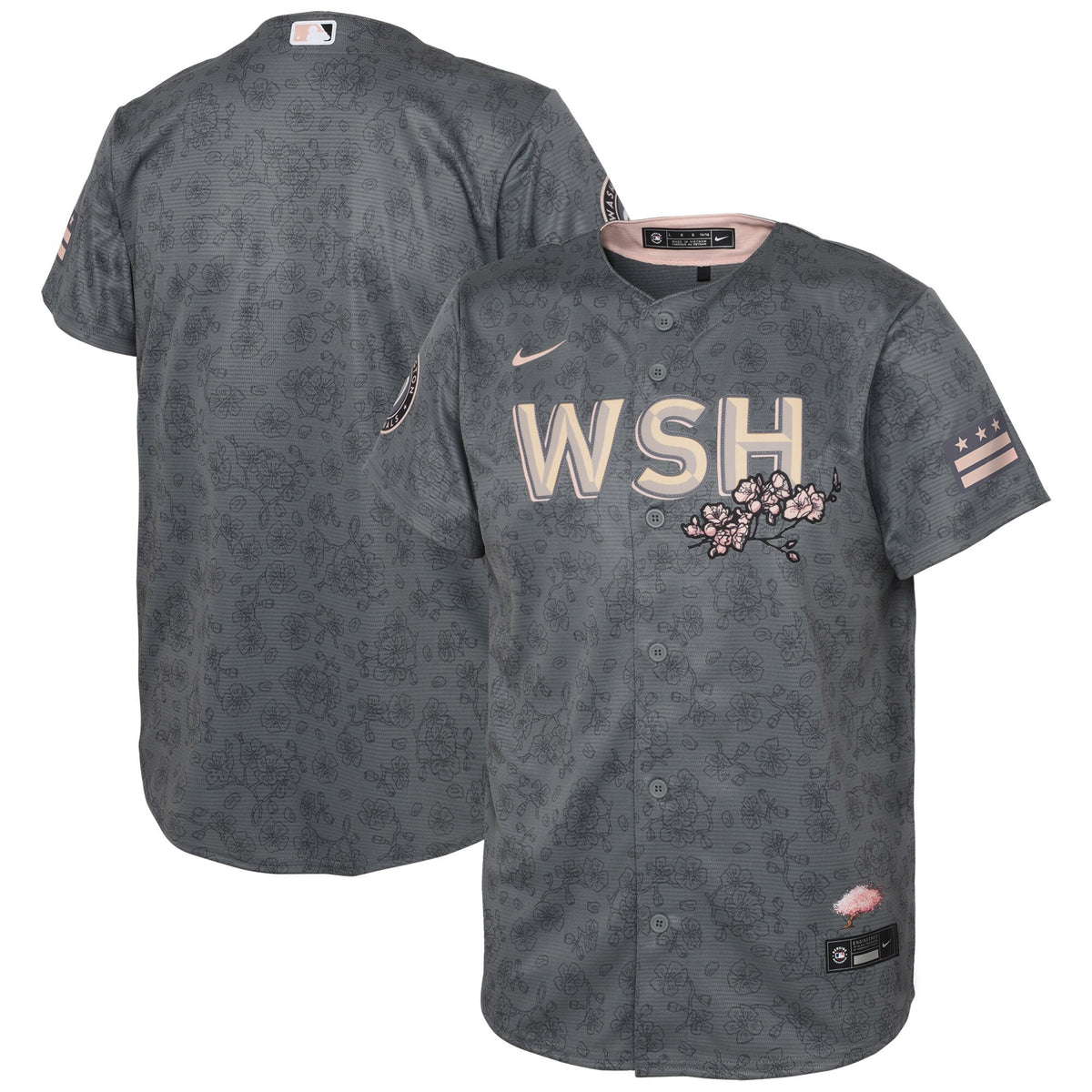 Washington Nationals gray City Connect jersey