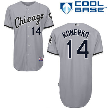 Konerko Chicago White Sox grey jersey