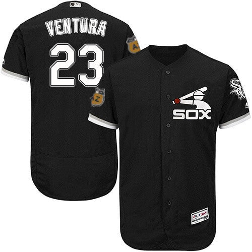 Robin Ventura Chicago White Sox black jersey