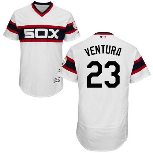 Robin Ventura Chicago White Sox white Cooperstown jersey