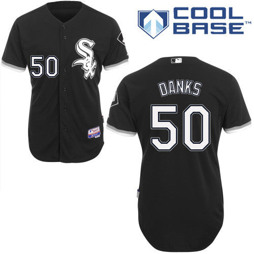 Danks Chicago White Sox black jersey