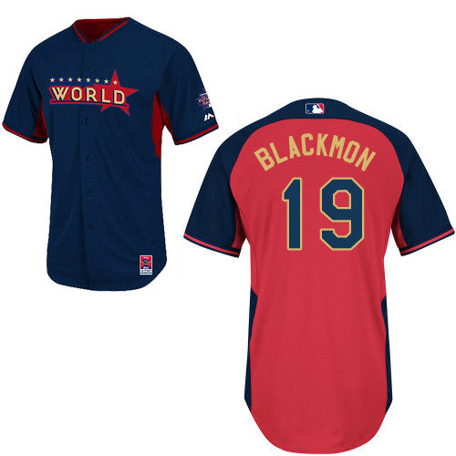 World World 19 Blackmon blue jersey