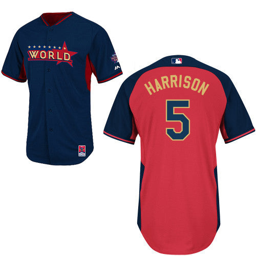 World World 5 Harrison blue jersey