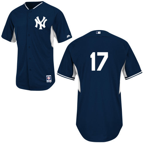 Slaughter New York Yankees blue jersey