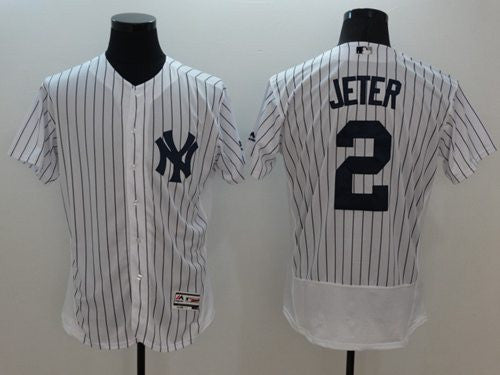 Derek Jeter New York Yankees white Authentic jersey
