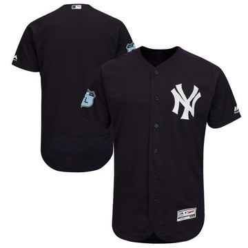 Custom New York Yankees navy jersey