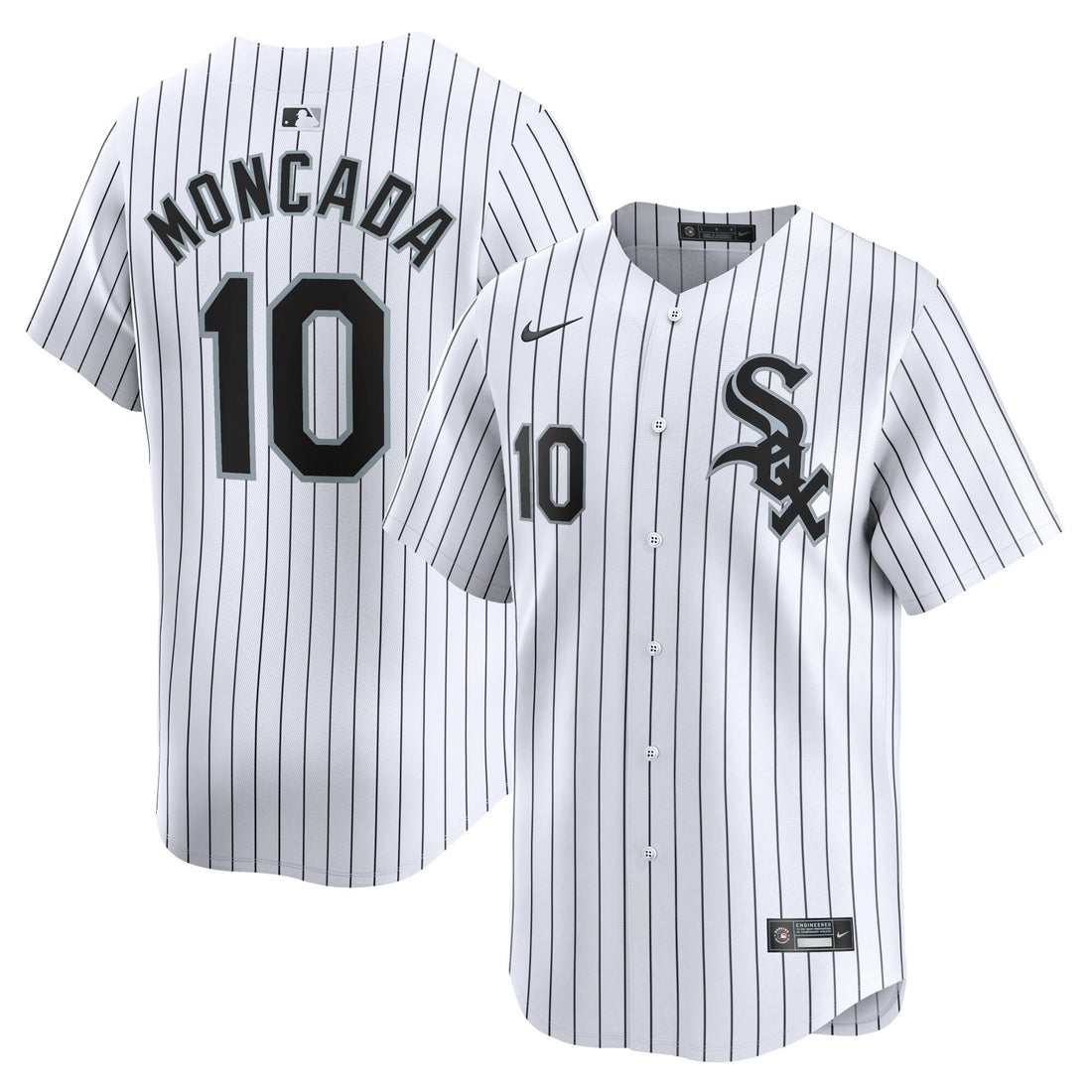 Yoan Moncada Chicago White Sox white Limited jersey